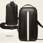 발리 23SS MALIKHO 코디드 보바인 레더 슬링백 BK | 슬링백, 발리