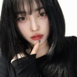 thanx no Instagram: “단발인줄••? 이번 렌즈는 챔( @chaem_beauty )님 제작렌즈예요! 패턴이 홍채랑 비슷해서…”