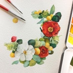 가끔... 내가 뭘 그리고 있나??? 싶을 때가 있다💁🏻🌺 . . #그게 #바로 #지금이순간 | 꽃그림, 꽃 그리는 법, 그림