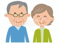 Free Vectors | 5727. Senior couple, smiling face 5727. 부부 수석 미소 | Vector free, Clip art, Smile face