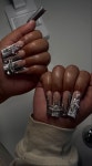 Pin by ㅤ ㅤ ㅤ⋆ ˚｡⋆౨ৎ˚ on CL4W$ | Stylish nails, Hard nails, Acrylic nails coffin short