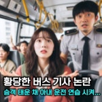 "황당한 버스 기사..." 울산 시내버스 운전기사, 아내에게 승객 태운 버스 운전 연습 시켜 논란... 울산...