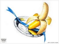 리본#바나나#banana#그림#시범#art#painting #watercolor #수채화#디자인메이지#재질표현#기초디자인구성#기초디자인구도 | 그림, 바나나, 디자인