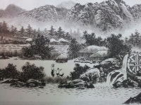 상품 상세보기 : 동양화,서예,자수 - 허전 (청운) 양영환 , 산수화 ... | 그림
