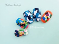 🎨명화네일5  #앙리마티스 #henrimatisse 아쥬 알록이 달록이... #젤네일 #아트 #마티스네일 #앙리마티스 #네일아트 #핸드페인팅네일... 