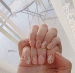 네일도 모레도 우아하게~ • Nail Design 대리석네일! 네일도 모레도 우아하게~ : 네이버 블로그 | Korean nail art, Minimal... 