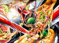 피자와 콜라의 향연