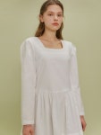 [AMONG어몽]A PIN-TUCK DR_WHITE | Tunic tops, Cold shoulder dress, Fashion