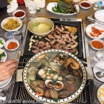부산님: “가리비 무한리필을 9900원에 삼겹살에 고기 조합이 진짜 미쳤음bbb #서면 #조개먹는돼지 . #먹스타그램 #맛스타그램 #맛있다그램... 