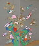[구영애]화조도-a.jpg(이미지 포함) | 새 그림, 그림, 한국화