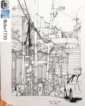 Repost from @cbn1735 - #그림저장#펜화#스케치#골목길#서울#산동네#취미생활#pendrawing#sketch#korea#seoul#alleyway#小巷 | 풍경... 