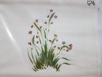 천아트/천그림/광목아트/광목그림 | 꽃 그리는 법, 꽃