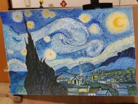 Pin by ✨Destiny✨ on 수채화 그림 | Painting, Art, Starry night