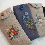 mimi ~ 🇰🇷 on Instagram: “ 프랑스자수 프랑스자수mimi 일산프랑스자수 일산프랑스자수공방 안경집 Embroidery... 