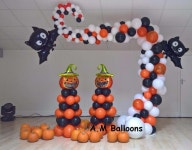 Pin by 김은지 on A.M Balloons | Halloween balloons, Halloween party decor, Halloween birthday