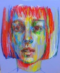 Pin page an ordinary person 40, acrylic on canvas, 53.0cm x 45.5.0cm, 2013 | 인물화