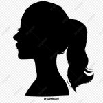 Pin by 찬늘 이 on Holiday Flyer Party Invitations in 2021 | Silhouette people, Woman face silhouette, Girl silhouette