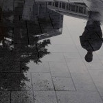 서울풍경-빗속 그림자 Shadow in the rain 서울풍경-빗속 그림자Shadow in the rain | Sidewalk, Structures