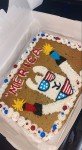 Patriotic Llama Cookie Cake in 2022 | Kids rugs, Cookie cake, Cake