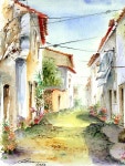 portugal watercolor streets에 대한 이미지 검색결과 | Painting inspiration, Painting