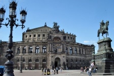 19TH CENTURY, Neo-Classicism, Germany - Gottfried Semper (1803-79): The Oprea House, 1871-8, (rebuilt after 1945), Dresden. | 도시