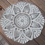 [써니의실노리]코바늘 도일리 l 모티브 l 45cm 인테리어소품 도일리 l How to crochet a doily | Watch v