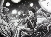 기초소양평가 소묘 - 2020 | 수채화, 소년, 디자인