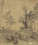 수묵산수에 있는 Lee Gunglee님의 핀 | 중국 풍경화, 예술, 칠하기