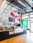 Pin by 희명 이 on 구마적김밥 in 2020 | Business design, Design, Small shop interior