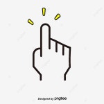 검은 클릭 기호, 기호를 클릭하십시오, 손 클릭, 손 타입 클릭무료 다운로드를위한 PNG 및 PSD 파일 in 2021 | Hand type, Vector... 