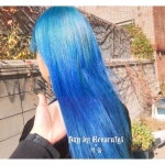 염.천 겨울쌤의 컬러레시피 💁🏼♀️. . #블루염색#애쉬블루#푸른바다 #blue#염색#탈색#염색추천 💙. - 2020(이미지 포함) | 탈색 . . 염.천... 