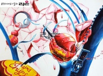 #2020한양대응미과합격재현작#츄파츕스#지퍼#모호한경계#리온미술학원#llion