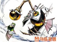 [아트포엠기숙학원] 기초소양, 기초조형 학생수업작. 분해조합형