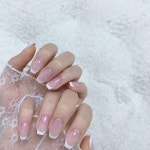 해운대네일 엘르네일 장산네일 웨딩네일 on Instagram: “명절엔깔끄미하게프렌치도🤍🤍”