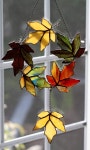 My stained glass sun catcher. | 스테인드글라스