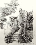 Pin by 톡톡 on 어반스케치 | Landscape drawings, Architecture drawing sketchbooks, Cityscape drawing