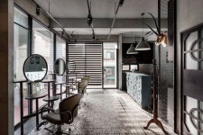 *인더스트리얼 인테리어, 큐포트 헤어살롱 [ HAO Design ] Q-Pot Hair Salon and Residence *인더스트리얼 인테리어... 