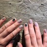 #네일 #그레이 #풀컬러 #원컬러 #파츠 #스퀘어쉐입 #심플한 by 채미네일 - 네일하기 전에, 젤라또 | 네일아트 디자인, 네일, 네일아트