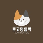 고양이 얼굴 심볼 캐릭터 로고 템플릿 로고메이커 로고폴리 ボード「Character logo design」のピン