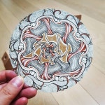 pattern #patternart #zenart #zentangle #zentangleart #도형미술지도사 #힐링아트 #힐링… | 패턴 아트, 손그림, 젠탱글