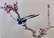 매화그리기(문인화)백민박상인에 있는 박상인TV님의 핀