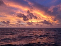 The best sunset Ive ever seen🧡 . .  sunset  inmaldives  honeymoon  maldives  huvafenfushi  sunsetfishing  nofilter  몰디브... 