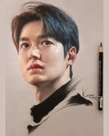 Pin page ✏drawing sketch 인물화 연필 소묘🖌 on Instagram: 예전부터 요청많았었는데~이제야 그리네요~~~^^ #leeminho... 