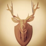 New products, corrugated cardboard deer head. From $5 | 사슴