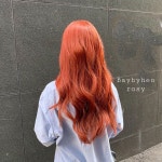 아벨컷+레드오렌지 아벨컷+레드오렌지 | Hair streaks, Cabello hair, Aesthetic hair