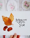 #캘리그라피 #캘리그라피수업 #대전공방 #대전 #공방 #원데이클래스 #붓펜 #붓글씨 #손글씨 #취미 #가을 #수채화 #캘리그라피문구... 