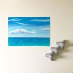 Instagramda 𝕗𝕝𝕠𝕣𝕚𝕣. 플로리르: “. 잔잔한 바다 바라보기 옆에 테트라포드 놓으니 귀엽 도란도란😆 주문받은 그림…”