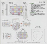 Pin de 정아 권 em 퀼트 | Bolsa em patchwork, Moldes de bolsas, Bolsas