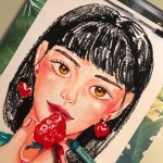 Oil pastel에 있는 핀