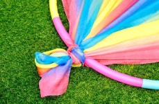 아기 무지개 신체 놀이 (대형 스카프+훌라후프)